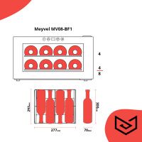 Купить отдельностоящий винный шкаф Meyvel MV08-BF1 (easy)